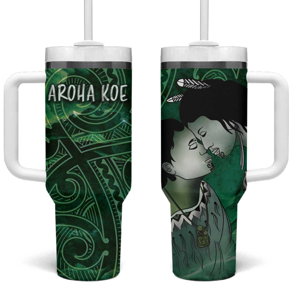 New Zealand Aroha Koe Mama Custom Stanley Quencher 40oz Stainless Steel Tumbler With Handle