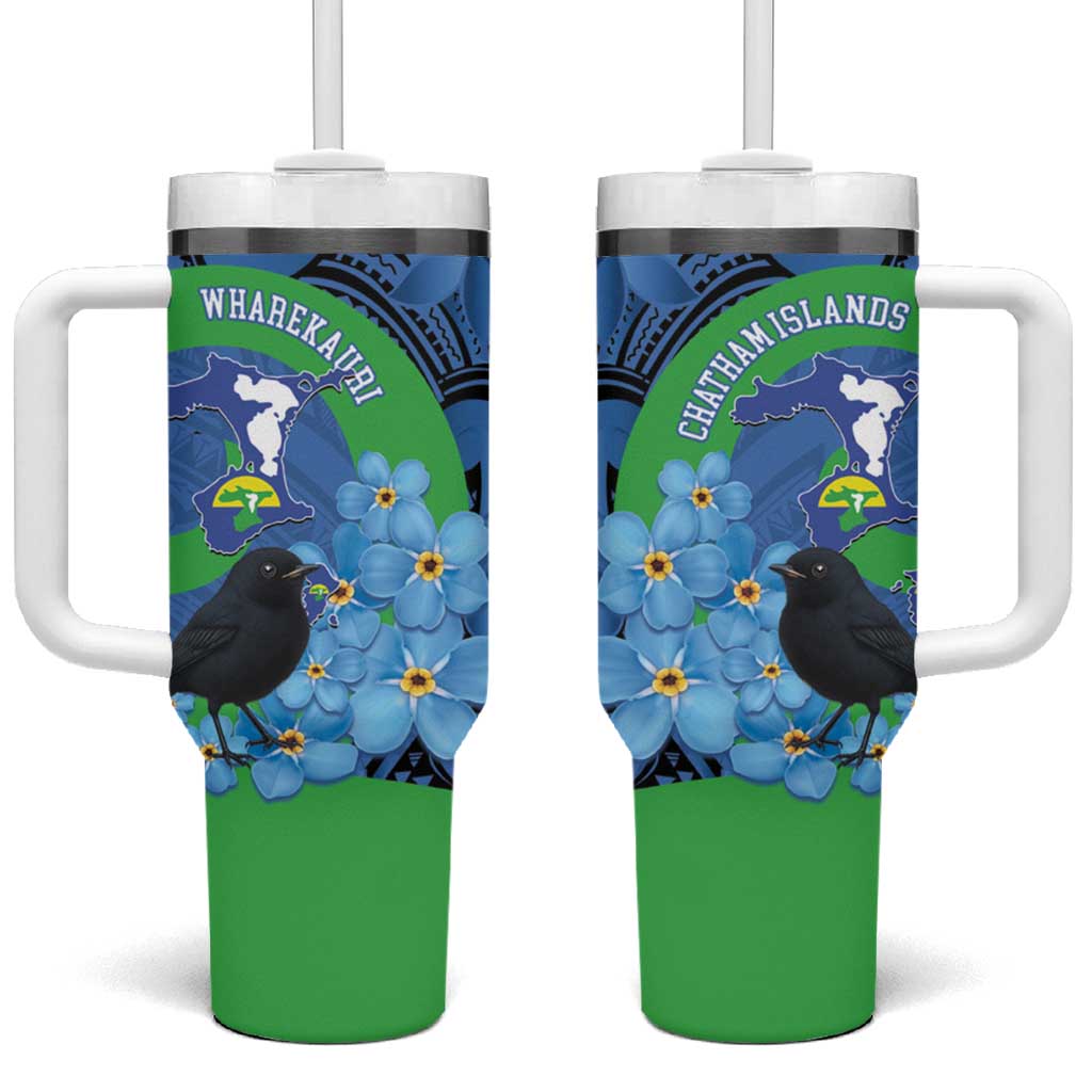 New Zealand Chatham Islands Custom Stanley Quencher 40oz Stainless Steel Tumbler With Handle