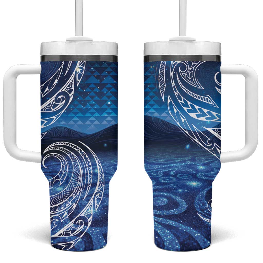 New Zealand Matariki Custom Stanley Quencher 40oz Stainless Steel Tumbler With Handle