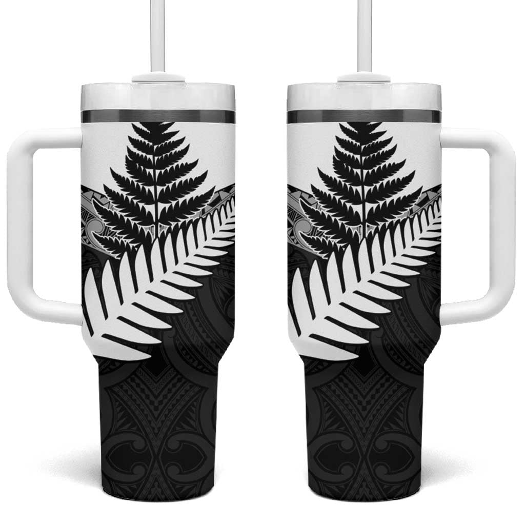 New Zealand Silver Fern Custom Stanley Quencher 40oz Stainless Steel Tumbler With Handle