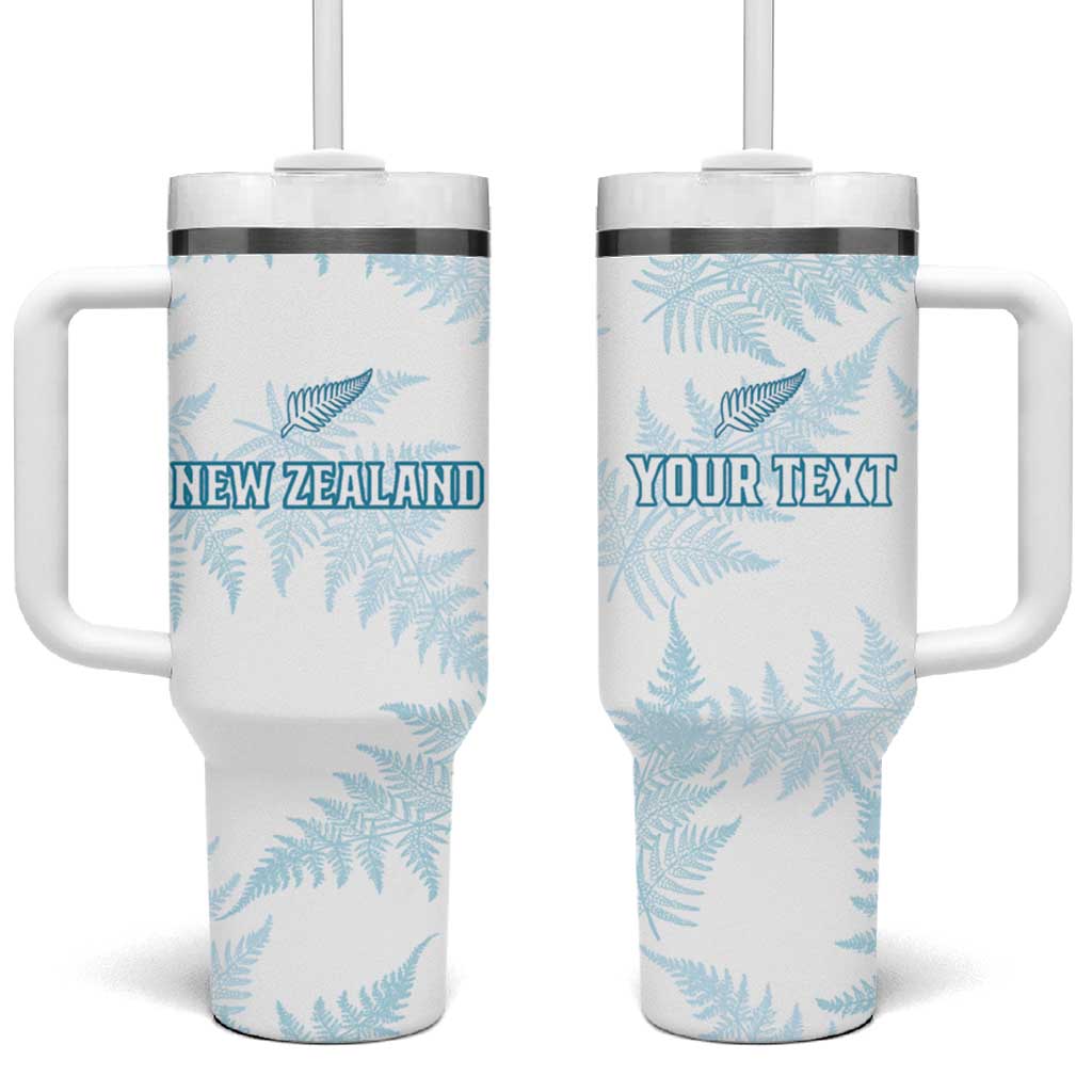  New Zealand Silver Fern Football Custom Stanley Quencher 40oz Stainless Steel Tumbler With Handle