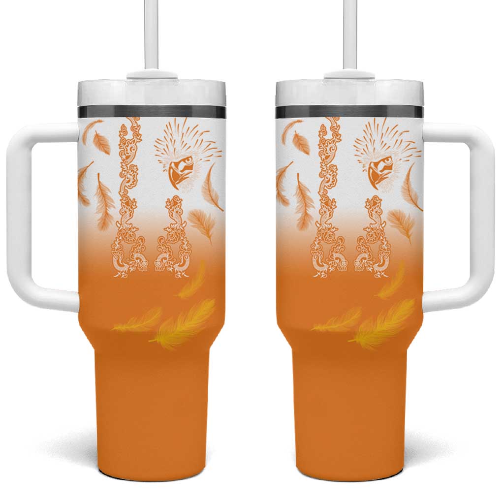 Philippines National Costume Style Custom Stanley Quencher 40oz Stainless Steel Tumbler With Handle