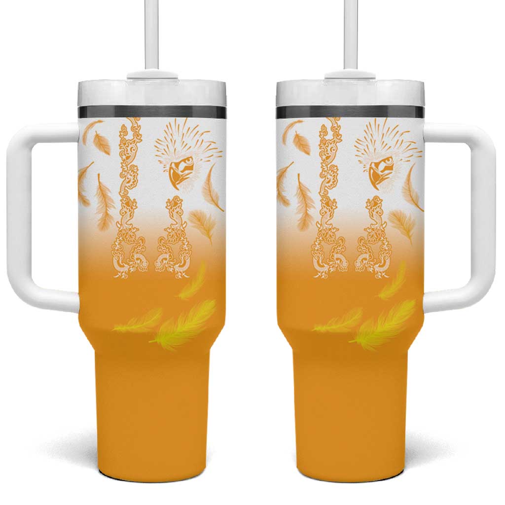 Philippines National Costume Style Custom Stanley Quencher 40oz Stainless Steel Tumbler With Handle