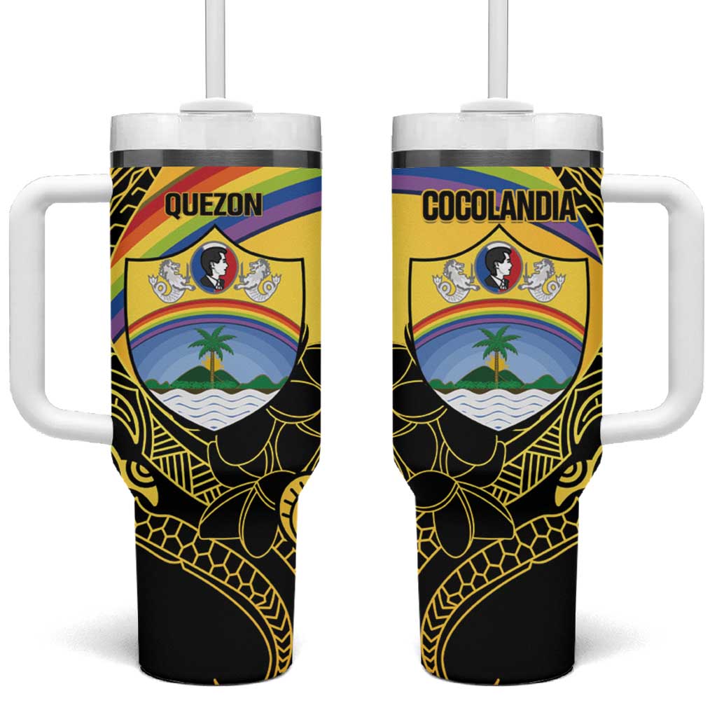 Quezon Province Custom Stanley Quencher 40oz Stainless Steel Tumbler With Handle