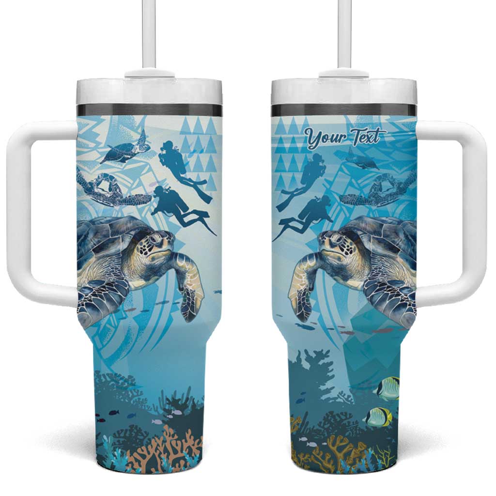 Snorkeling Hawaii Custom Stanley Quencher 40oz Stainless Steel Tumbler With Handle