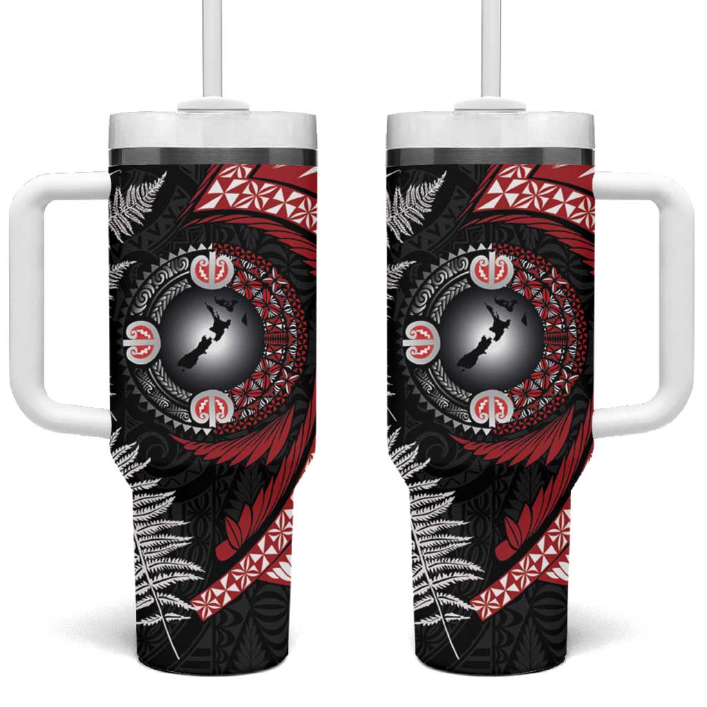 Tonga and New Zealand Together Custom Stanley Quencher 40oz Stainless Steel Tumbler With Handle