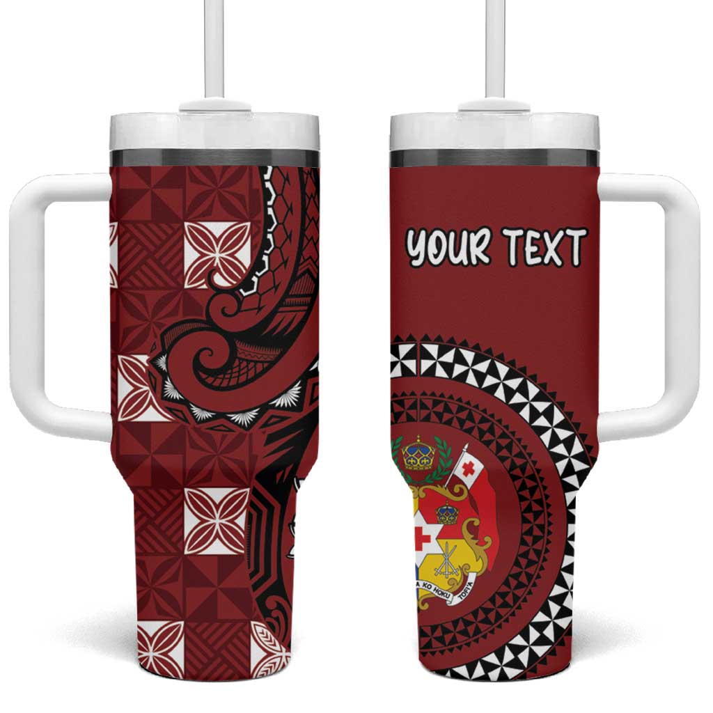 Tonga Ngatu Custom Stanley Quencher 40oz Stainless Steel Tumbler With Handle