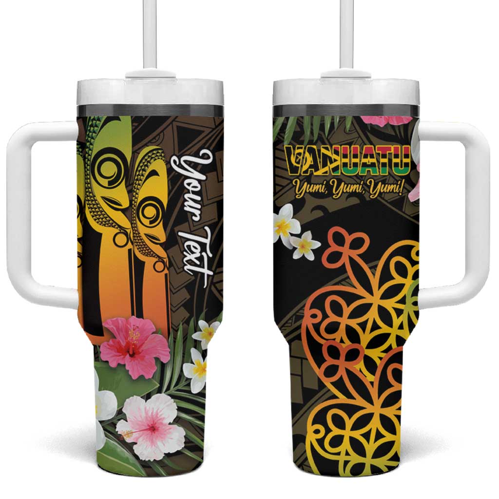 Vanuatu Independence Day Custom Stanley Quencher 40oz Stainless Steel Tumbler With Handle