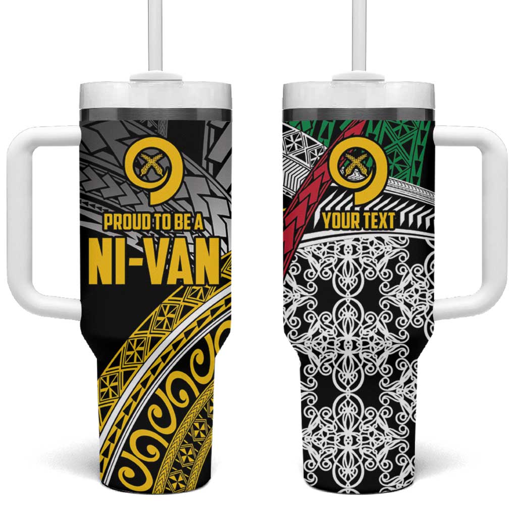 Vanuatu Proud to be Ni-van Custom Stanley Quencher 40oz Stainless Steel Tumbler With Handle
