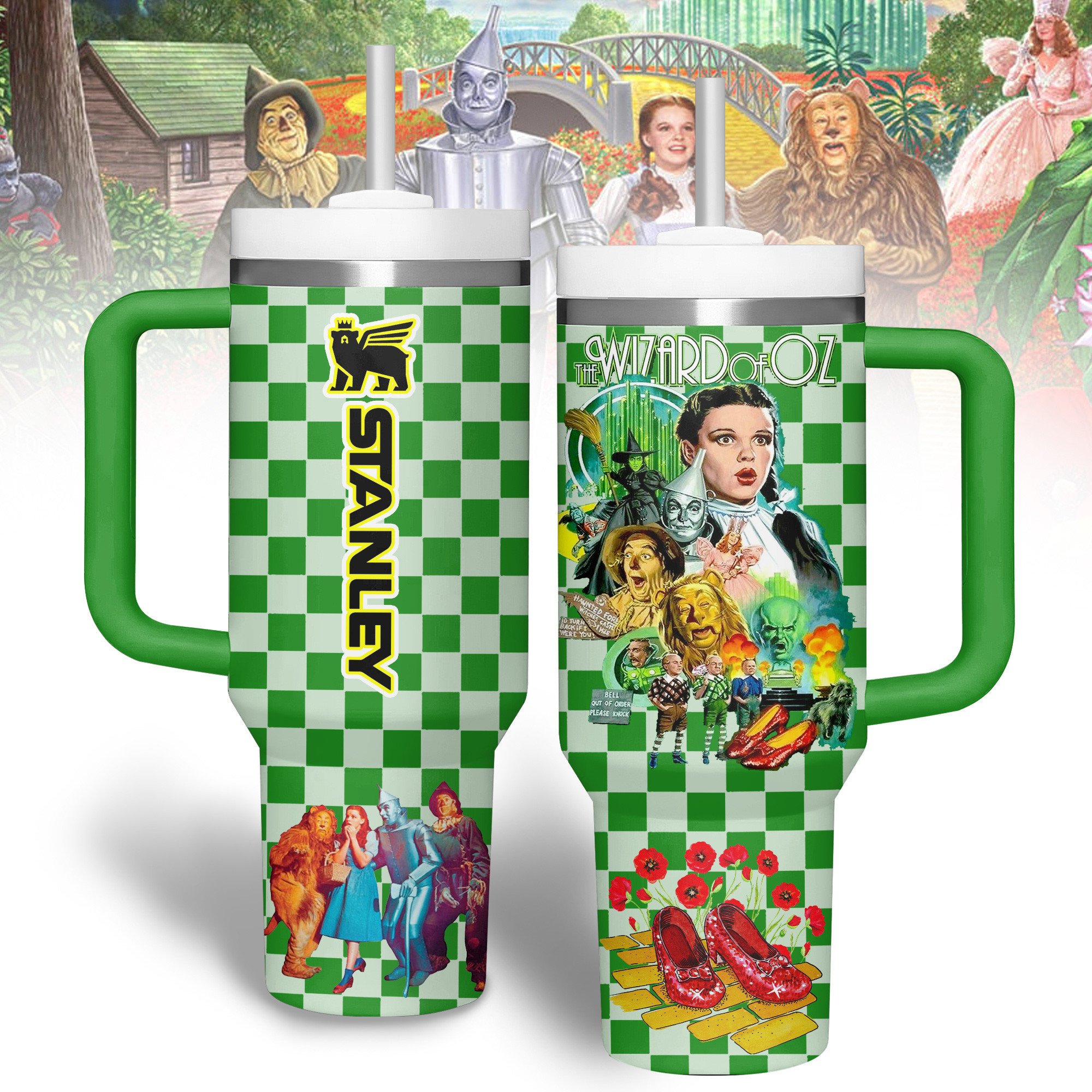 Alice Cooper Music Custom Stanley Quencher 40oz Stainless Steel Tumbler With Handle