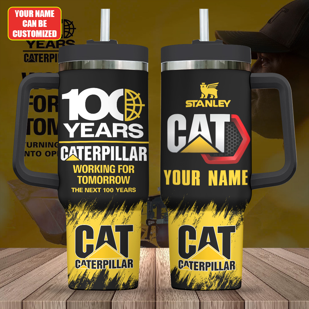 Caterpillar Inc. Custom Stanley Cup 40 oz 30 oz Tumbler With Handle