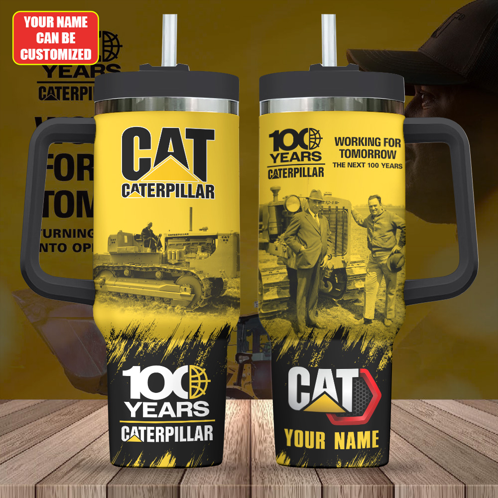 Caterpillar Inc. Custom Stanley Cup 40 oz 30 oz Tumbler With Handle