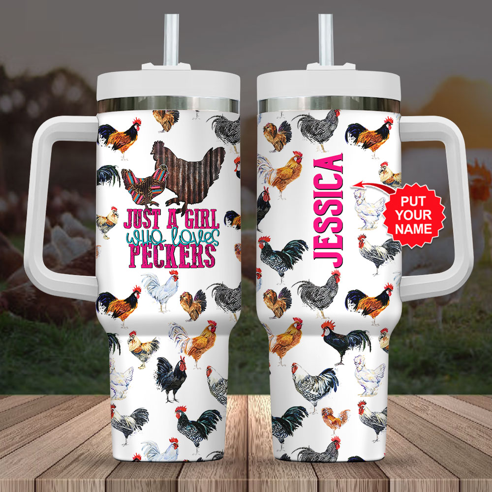 Chicken Custom Stanley Cup 40 oz 30 oz Tumbler With Handle