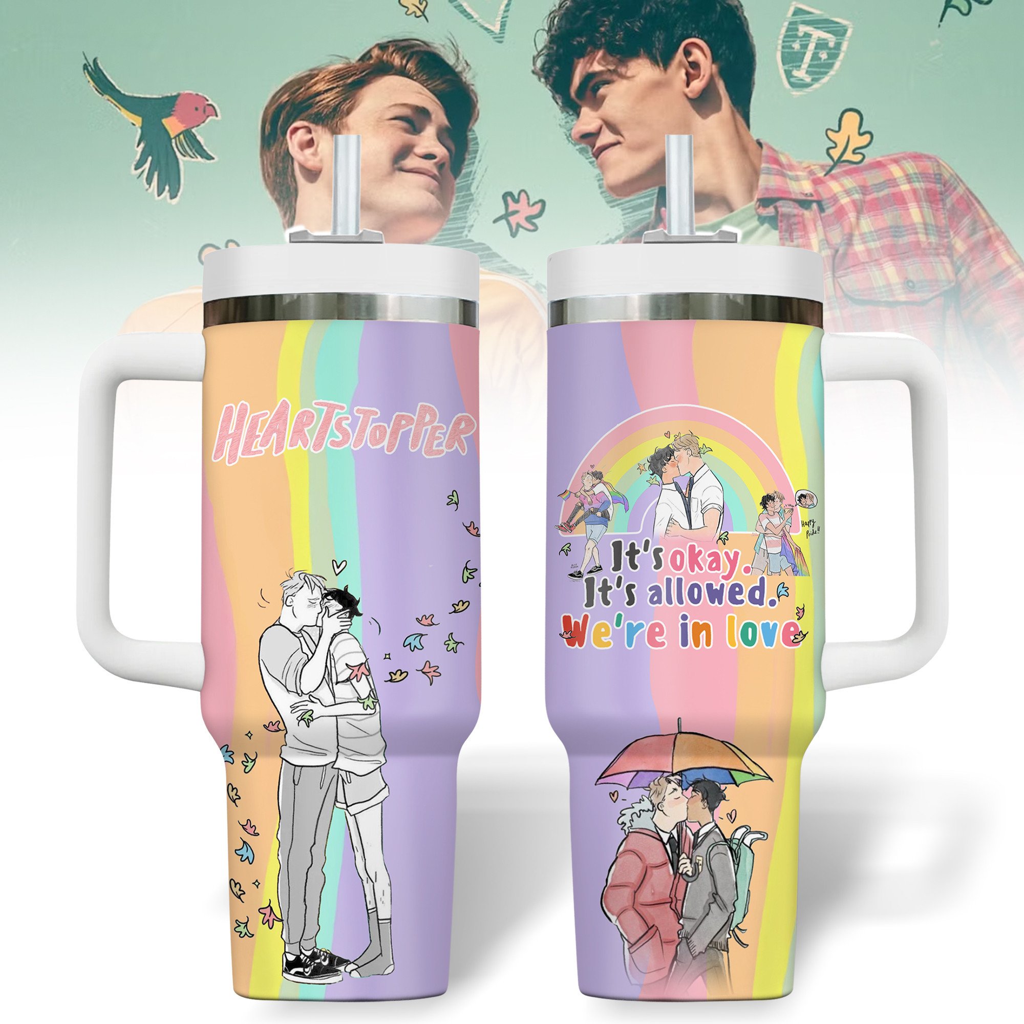 Dave Matthews Music Custom Stanley Quencher 40oz Stainless Steel Tumbler With Handle