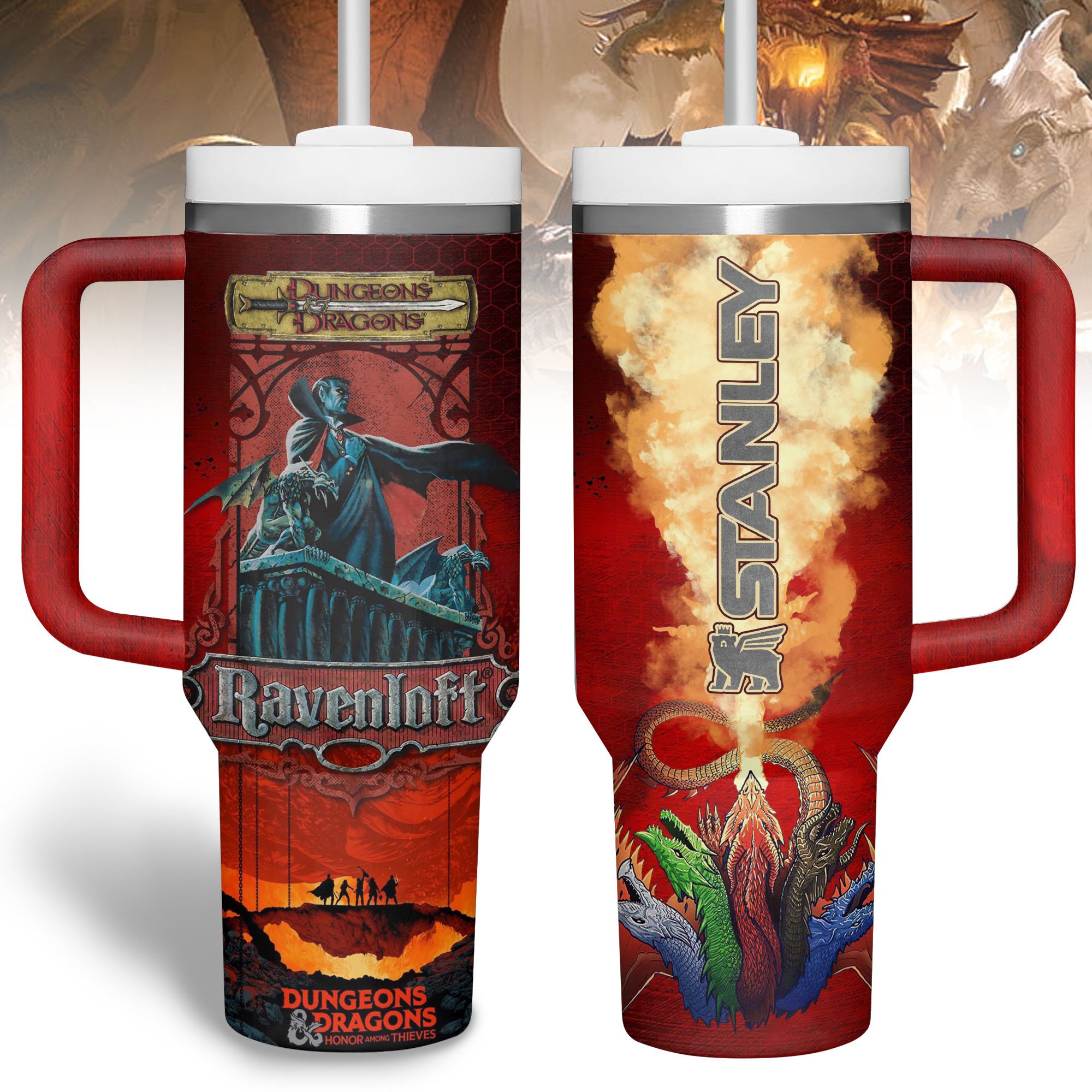 George Strait Music Custom Stanley Quencher 40oz Stainless Steel Tumbler With Handle