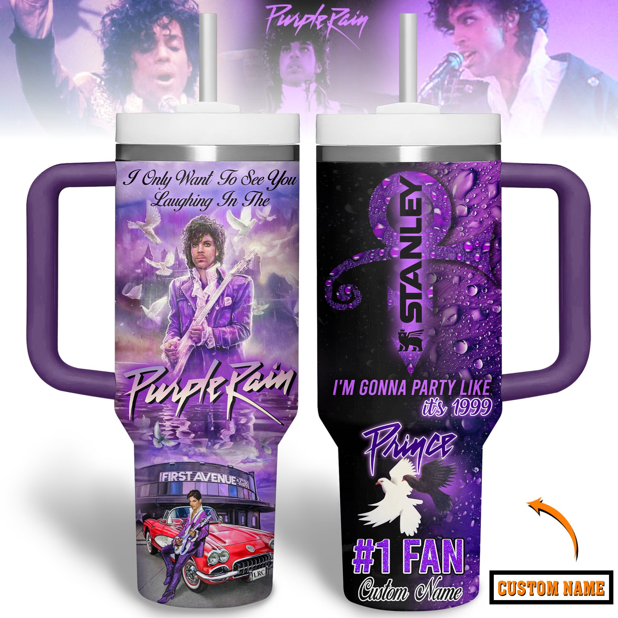 Georgia Bulldogs x Deadpool NCAA Custom Stanley Quencher 40oz Stainless Steel Tumbler With Handle