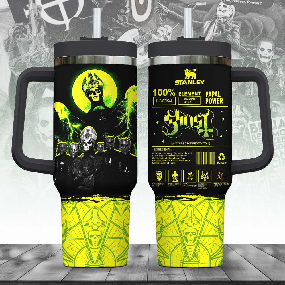 Ghost Band Music Custom Stanley Cup 40 oz 30 oz Tumbler With Handle