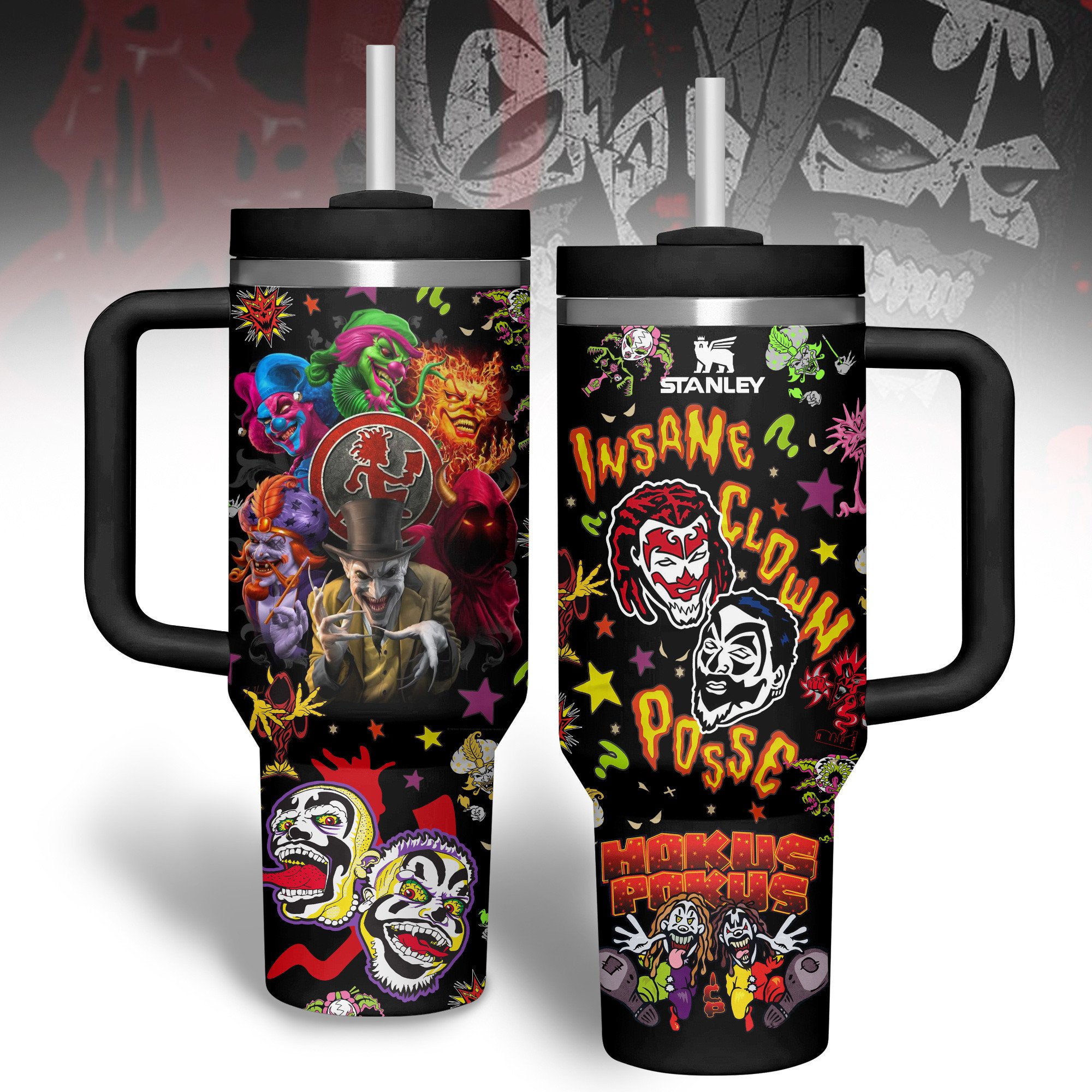 Insane Clown Posse Music Custom Stanley Cup 40 oz 30 oz Tumbler With Handle