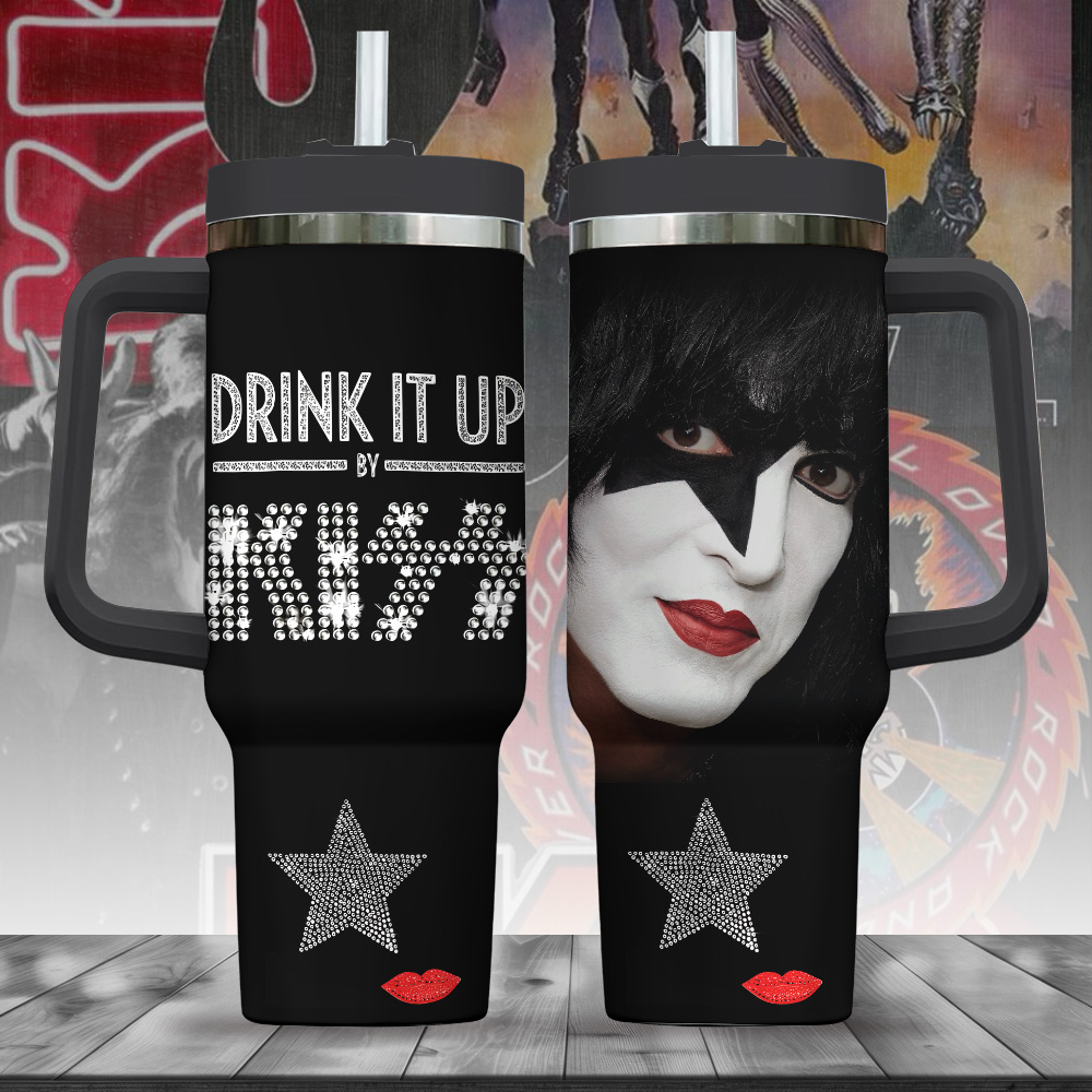Kiss Band Music Custom Stanley Cup 40 oz 30 oz Tumbler With Handle