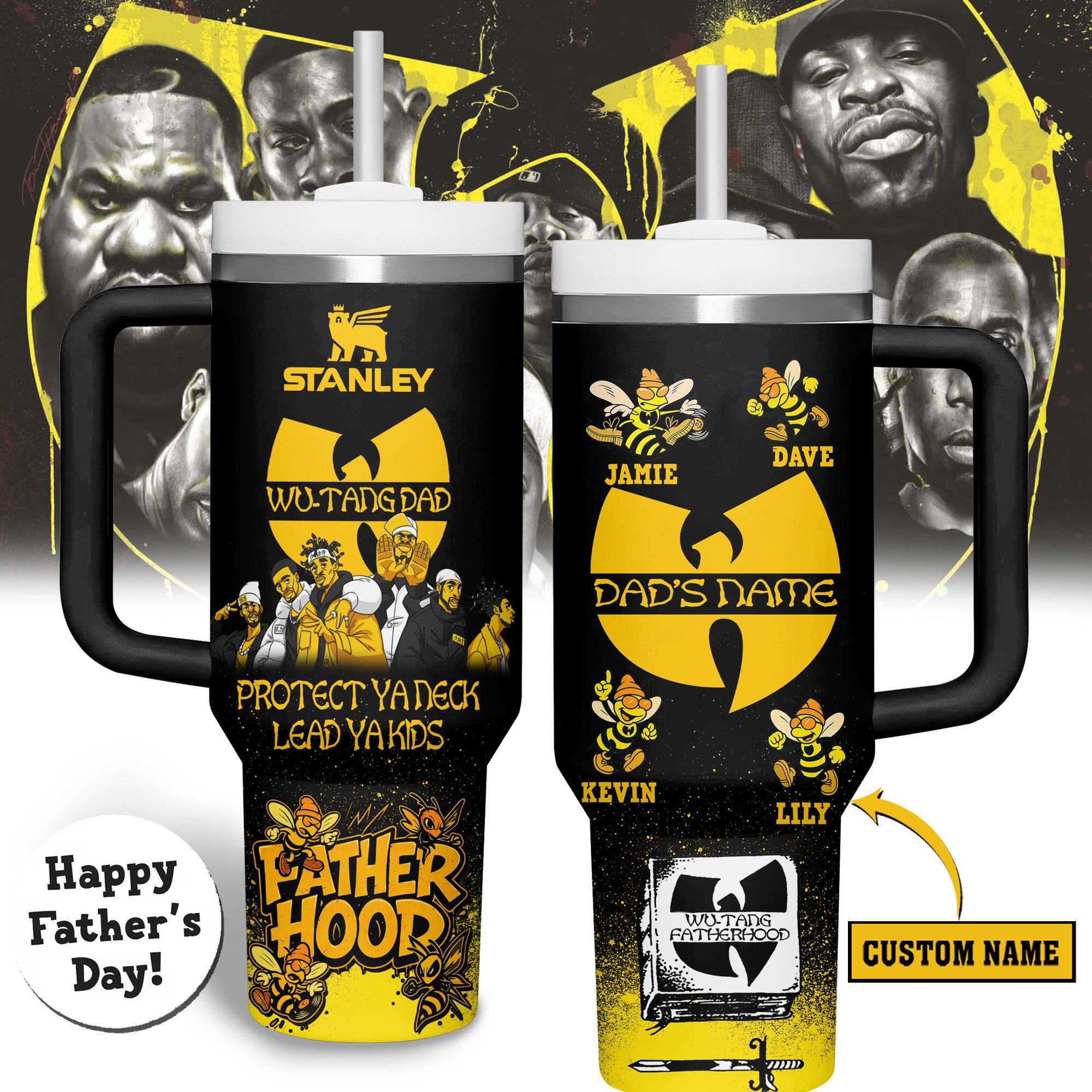 Korn Music Custom Stanley Quencher 40oz Stainless Steel Tumbler With Handle