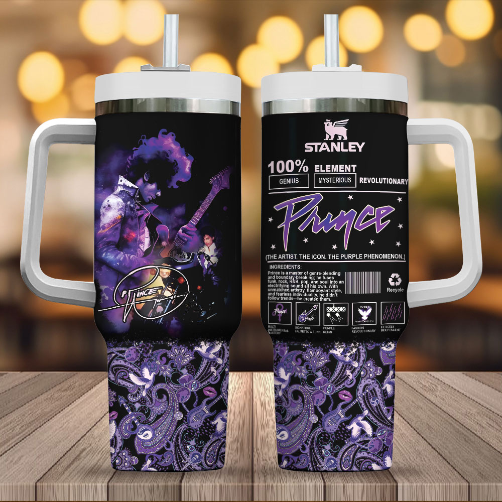 Prince Music Custom Stanley Cup 40 oz 30 oz Tumbler With Handle