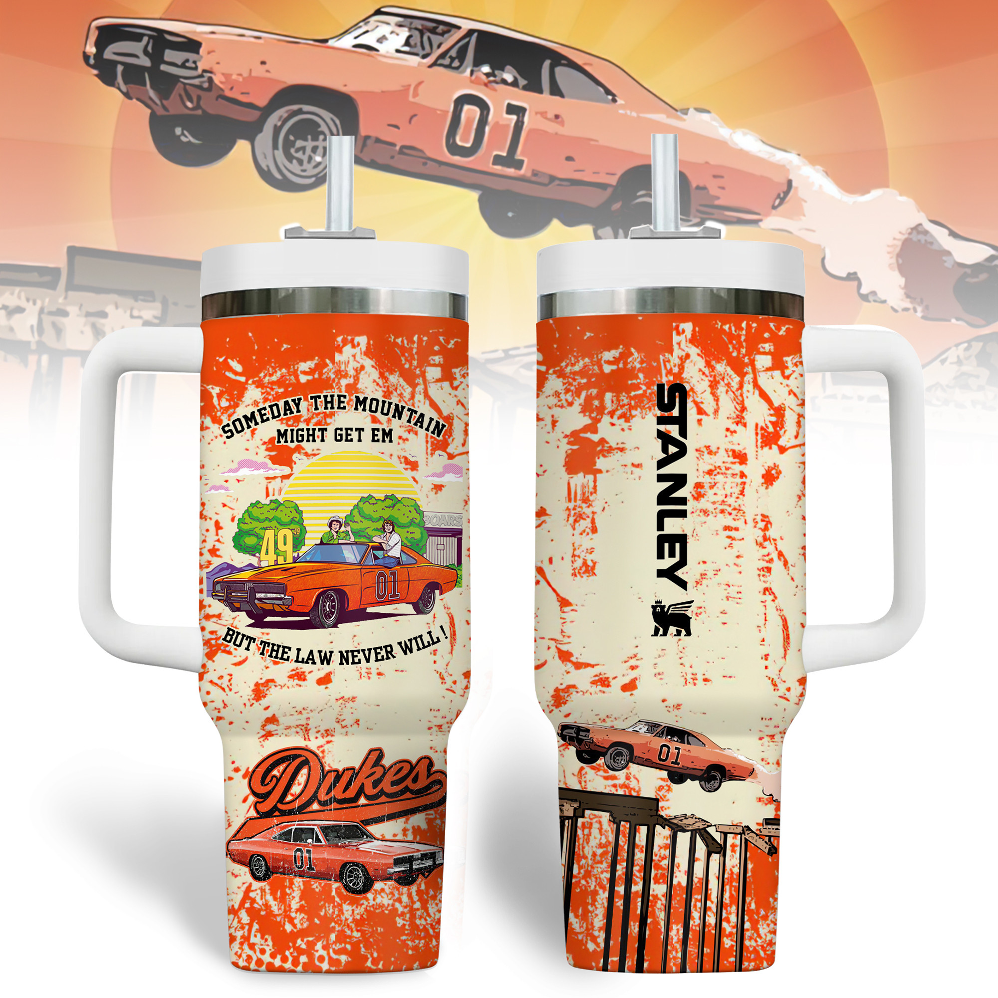 Radiohead Music Custom Stanley Quencher 40oz Stainless Steel Tumbler With Handle