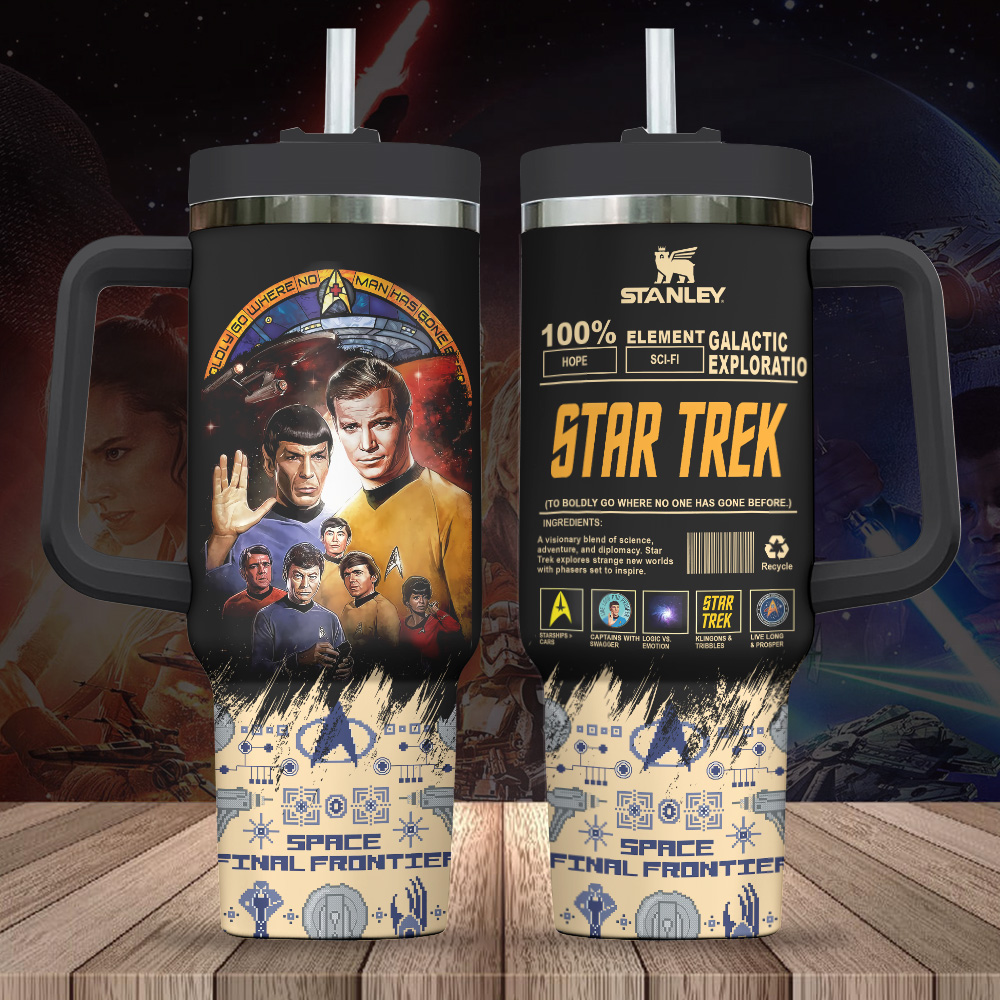 Star Trek Movies Custom Stanley Cup 40 oz 30 oz Tumbler With Handle