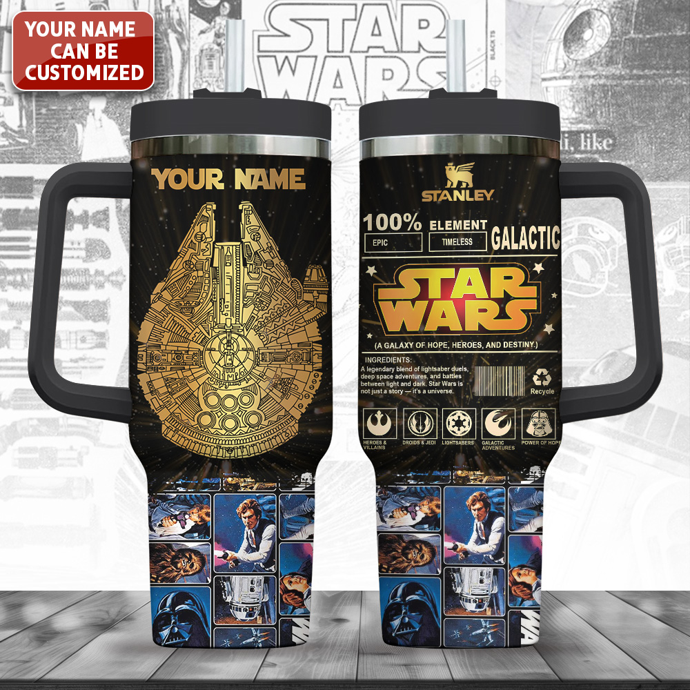 Star Wars Movies Custom Stanley Cup 40 oz 30 oz Tumbler With Handle