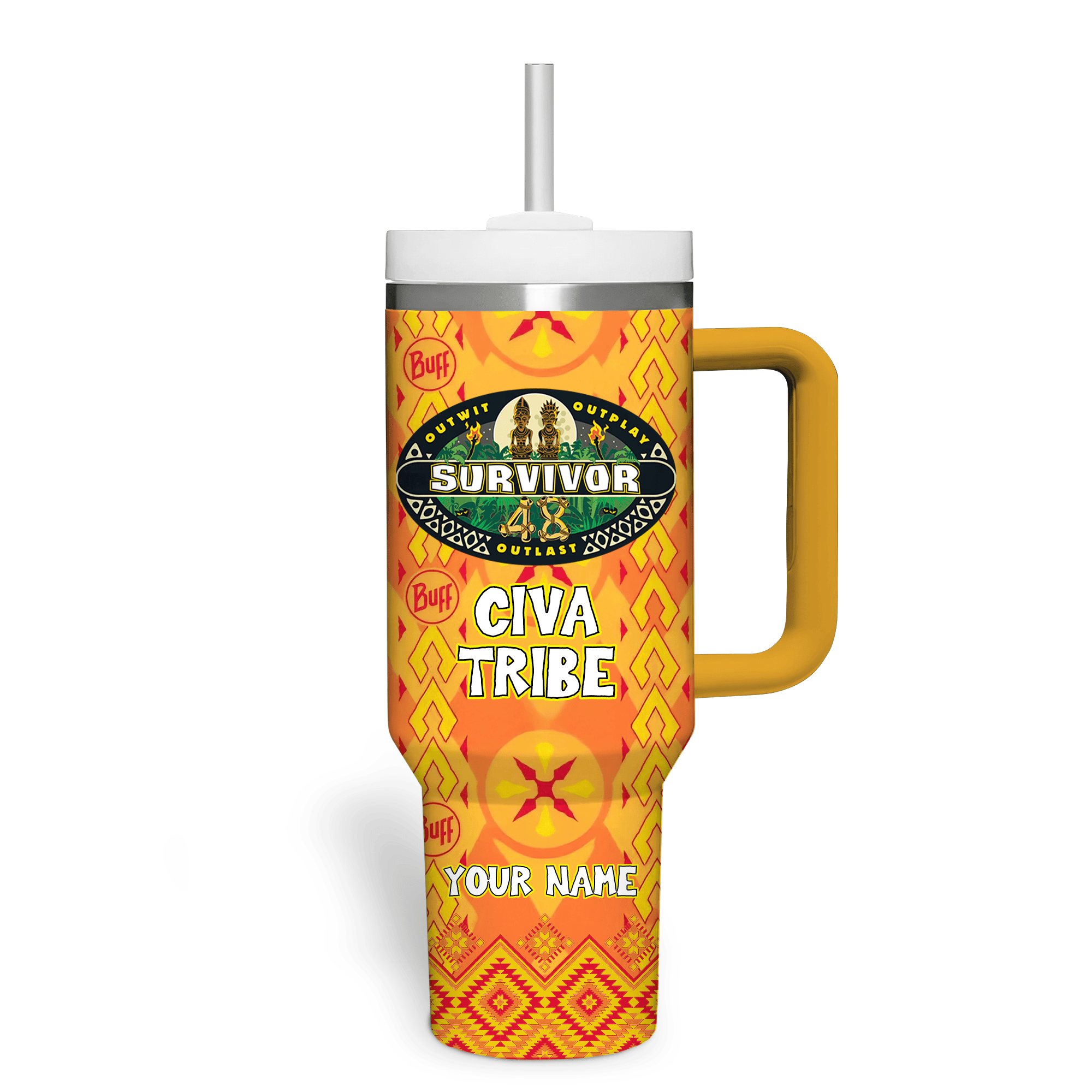 Survivor Games  Custom Stanley Cup 40 oz 30 oz Tumbler With Handle