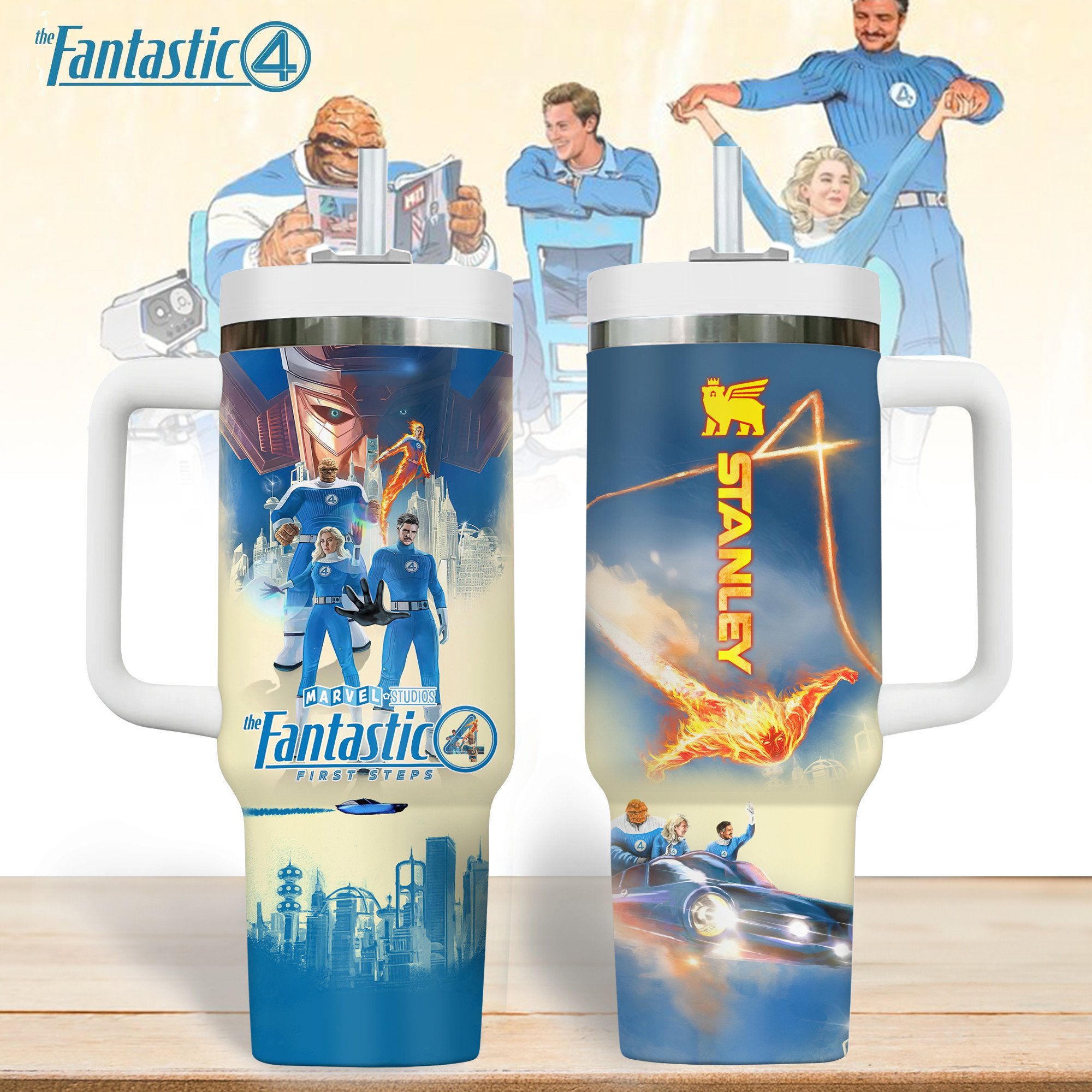 The Fantastic TV Series Custom Stanley Cup 40 oz 30 oz Tumbler With Handle