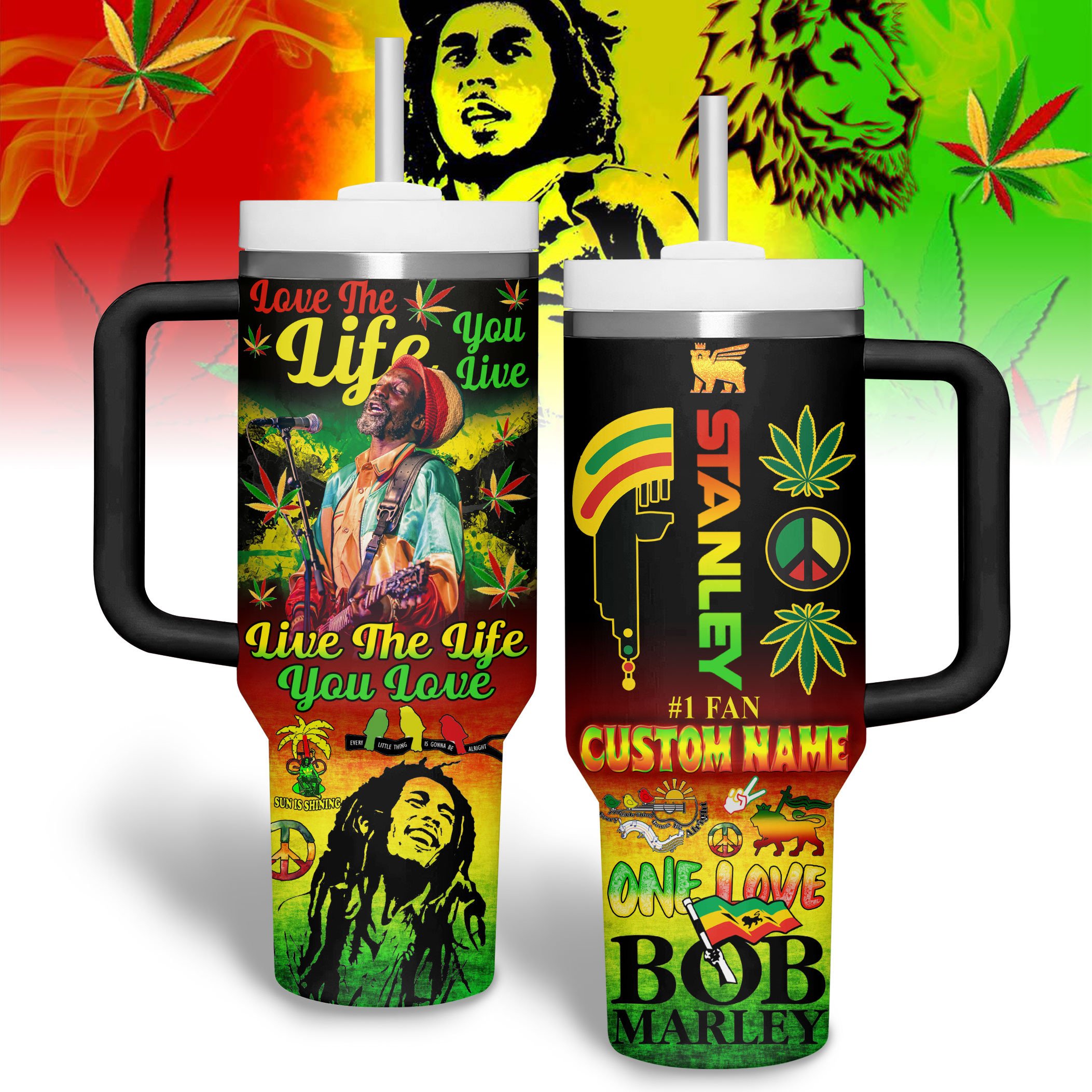The Fantastic TV Series Custom Stanley Quencher 40oz Stainless Steel Tumbler With Handle