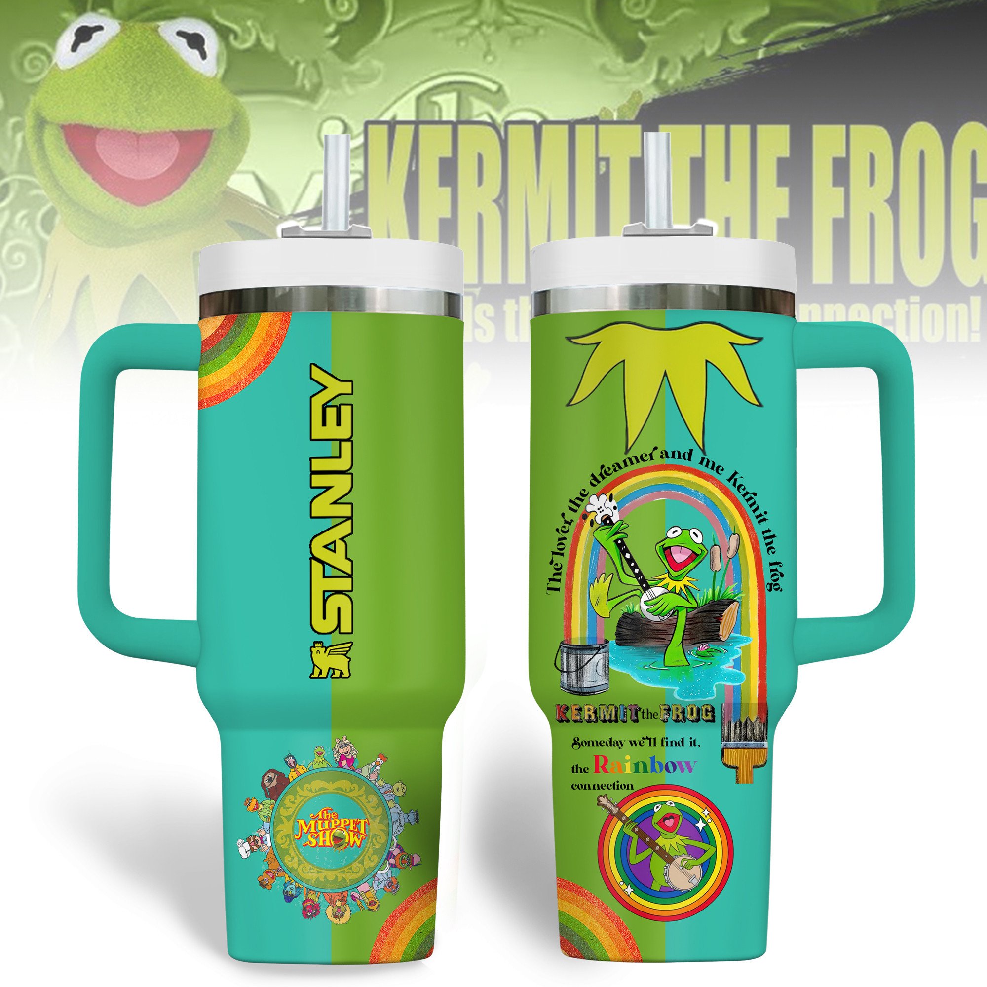 The Muppets TV Series Custom Stanley Cup 40 oz 30 oz Tumbler With Handle