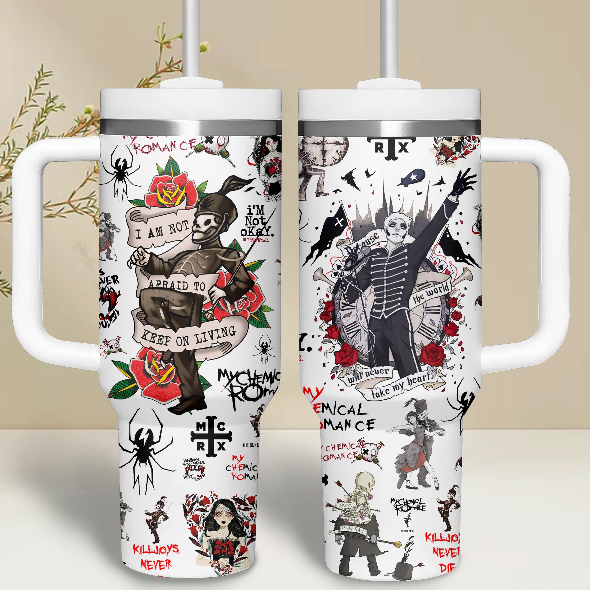 The Wizard of Oz Movies Custom Stanley Quencher 40oz Stainless Steel Tumbler With Handle