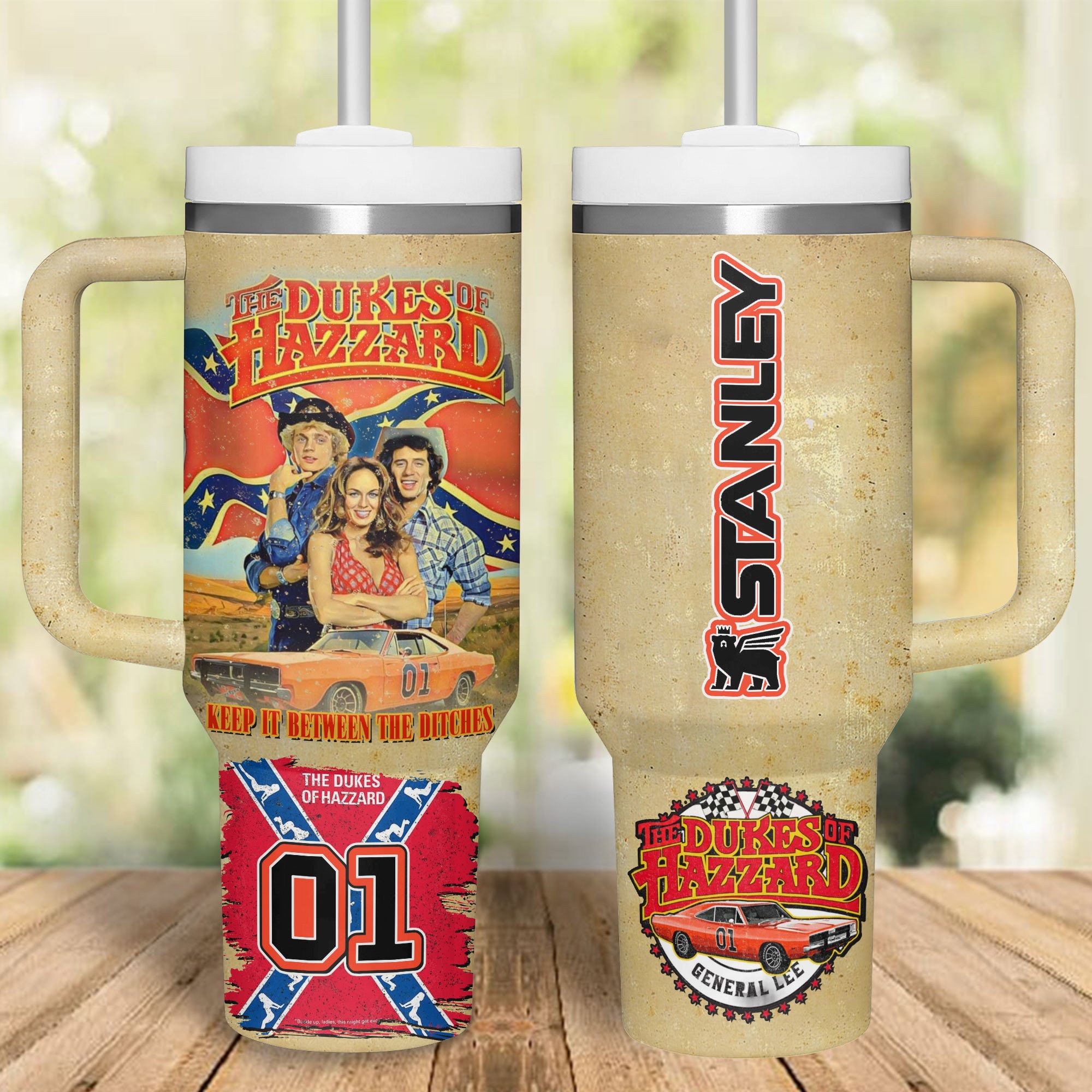 Toronto Blue Jays MLB Custom Stanley Quencher 40oz Stainless Steel Tumbler With Handle