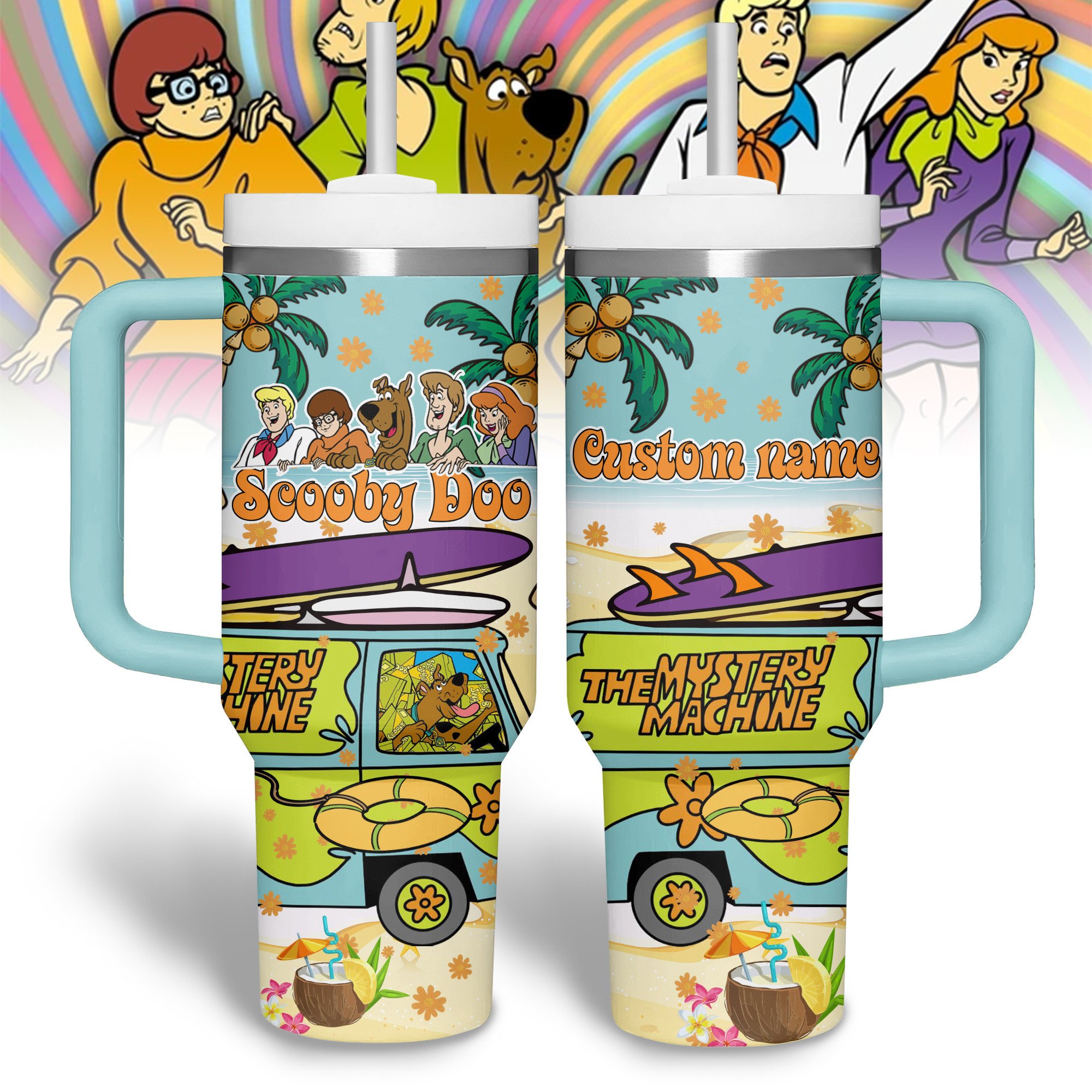 Wicked Movies Custom Stanley Quencher 40oz Stainless Steel Tumbler With Handle