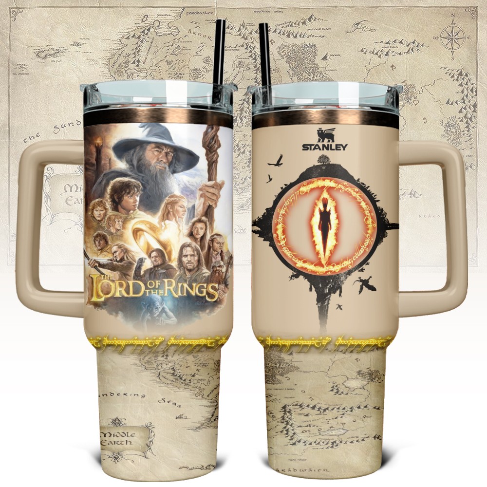 The Lord of the Rings Movies Custom Stanley Cup 40 oz 30 oz Tumbler With Handle