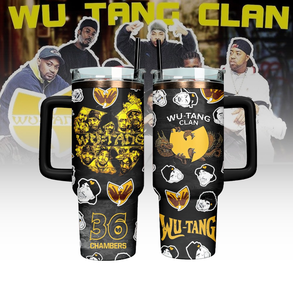 Wu-Tang Clan Music Custom Stanley Cup 40 oz 30 oz Tumbler With Handle