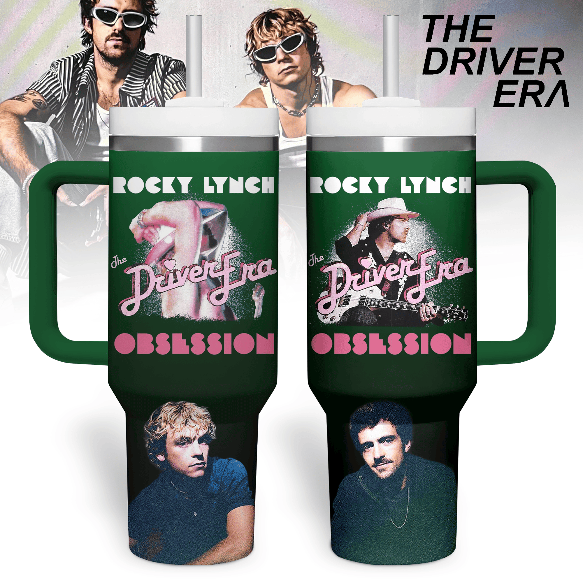 The Driver Era Music Custom Stanley Quencher 40oz Stainless Steel Tumbler With Handle