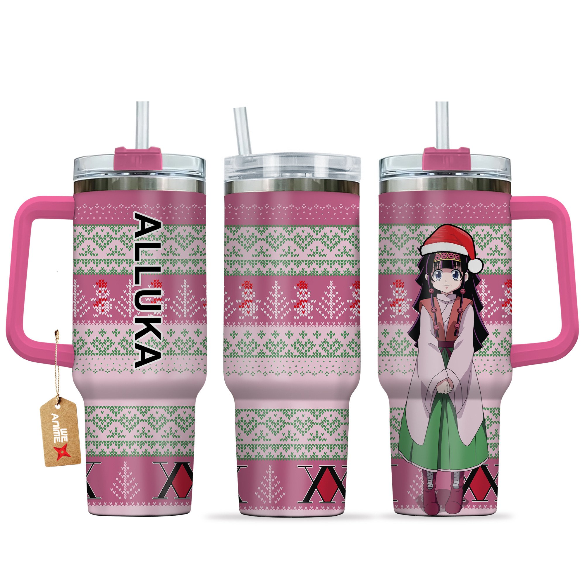 Alluka Zoldyck Hunter x Hunter Anime Custom Stanley Quencher 40oz Stainless Steel Tumbler With Handle