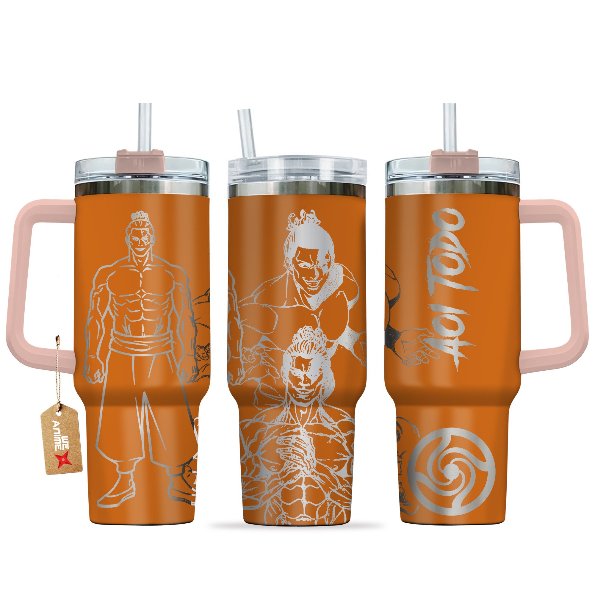 Aoi Todo Jujutsu Kaisen Anime Custom Stanley Quencher 40oz Stainless Steel Tumbler With Handle