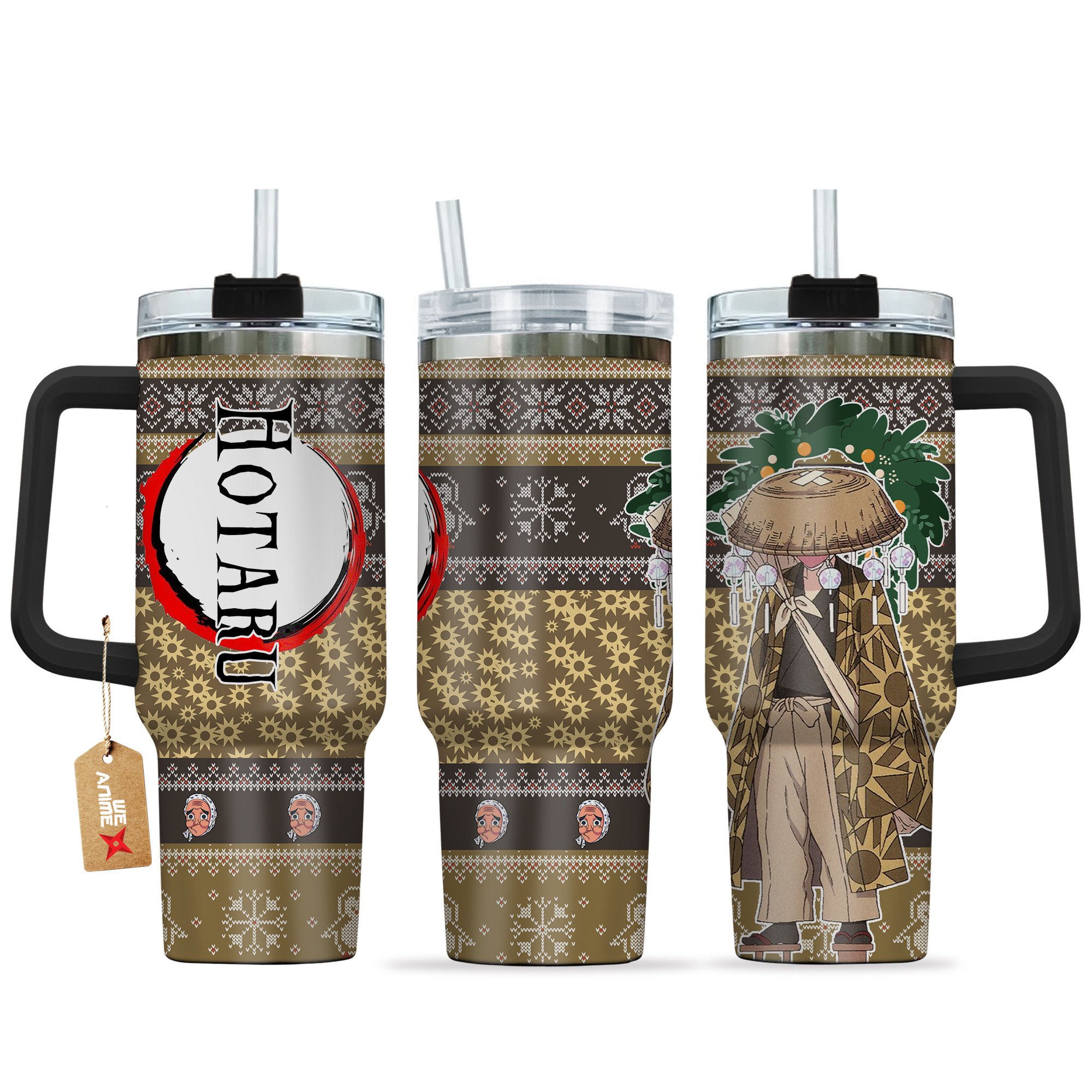 Hotaru Haganezuka Demon Slayer Anime Custom Stanley Quencher 40oz Stainless Steel Tumbler With Handle