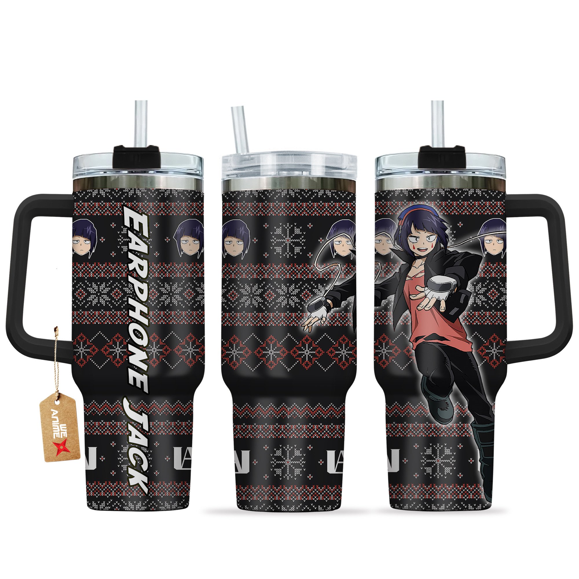 Kyoka Jiro My Hero Academia Anime Custom Stanley Quencher 40oz Stainless Steel Tumbler With Handle