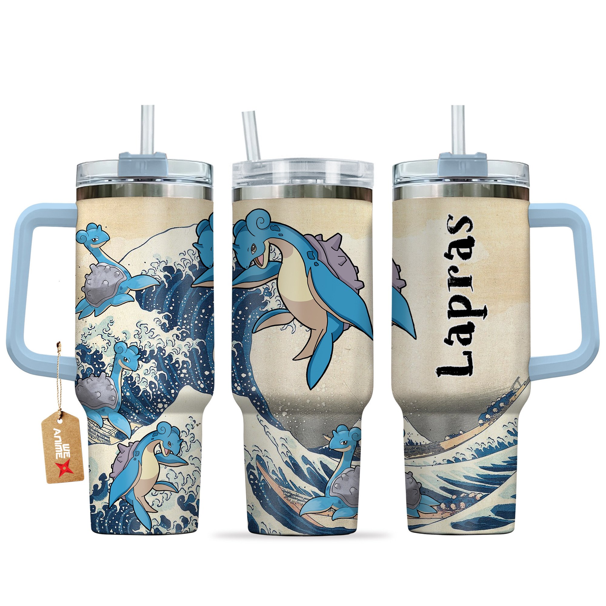 Larpas Dragon Ball Anime Custom Stanley Quencher 40oz Stainless Steel Tumbler With Handle