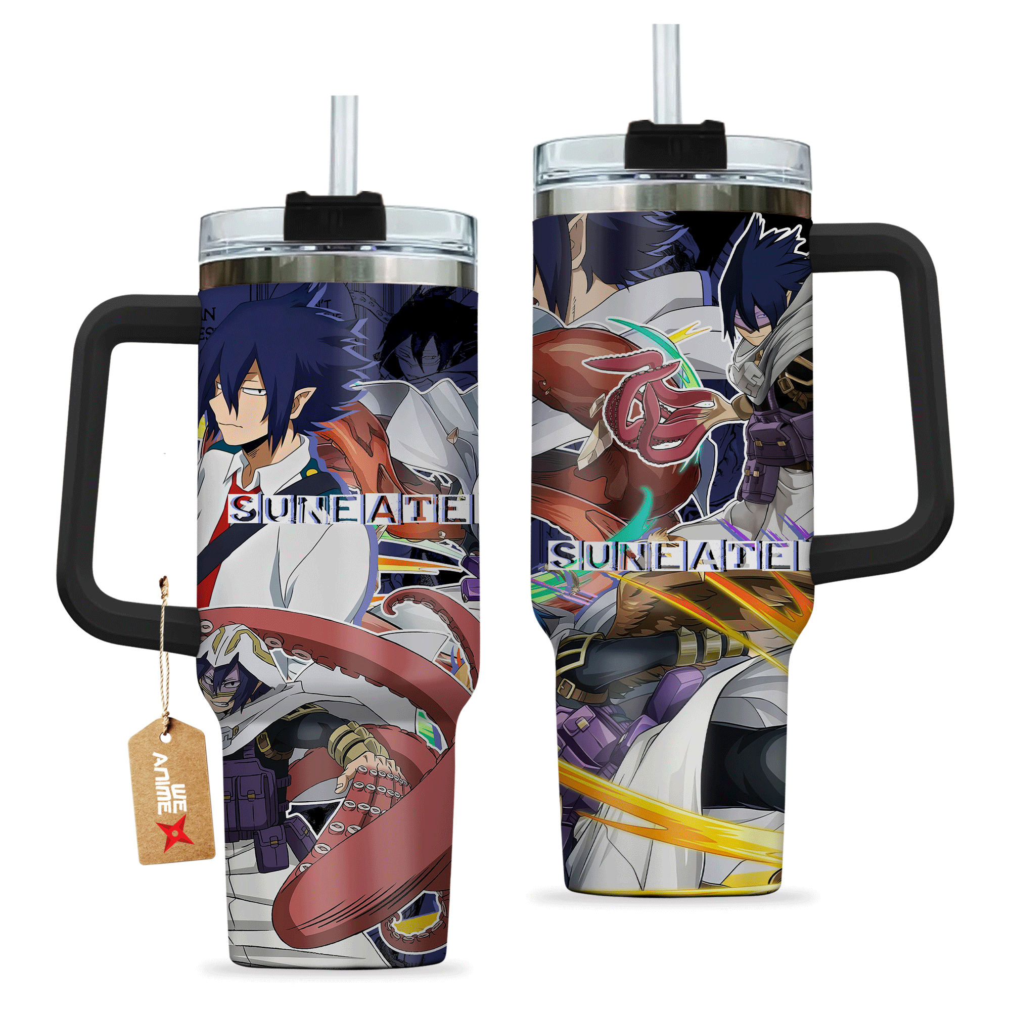 Tamaki Amajiki Suneater My Hero Academia Anime Custom Stanley Quencher 40oz Stainless Steel Tumbler With Handle